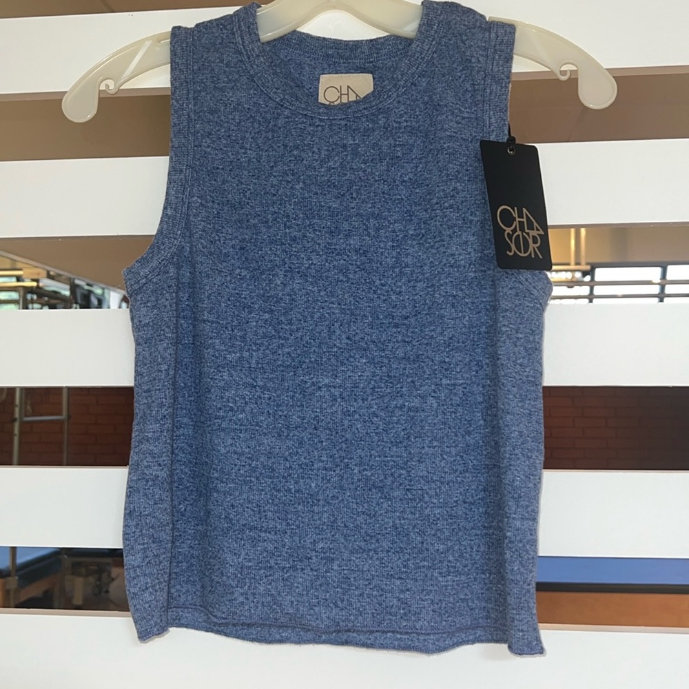 NWT CHASER LINEN RIB MUSCLE TANK